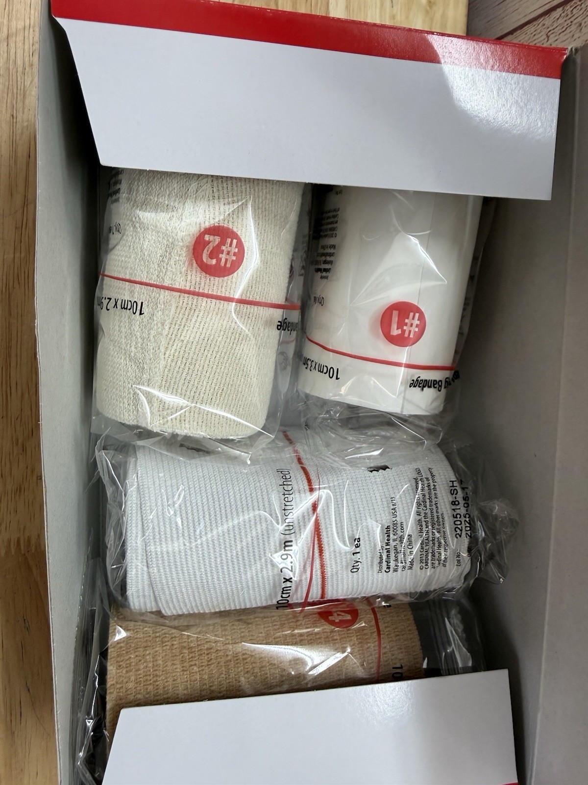 LOT 5x – Cardinal Health Four-Layer Compression Bandage System CAHMLCB4 NIB