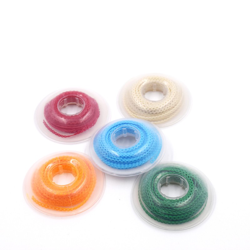 Dental Ortho Elastic Ultra Power Chain Rubber Braces Bands Long/Short/Continuous