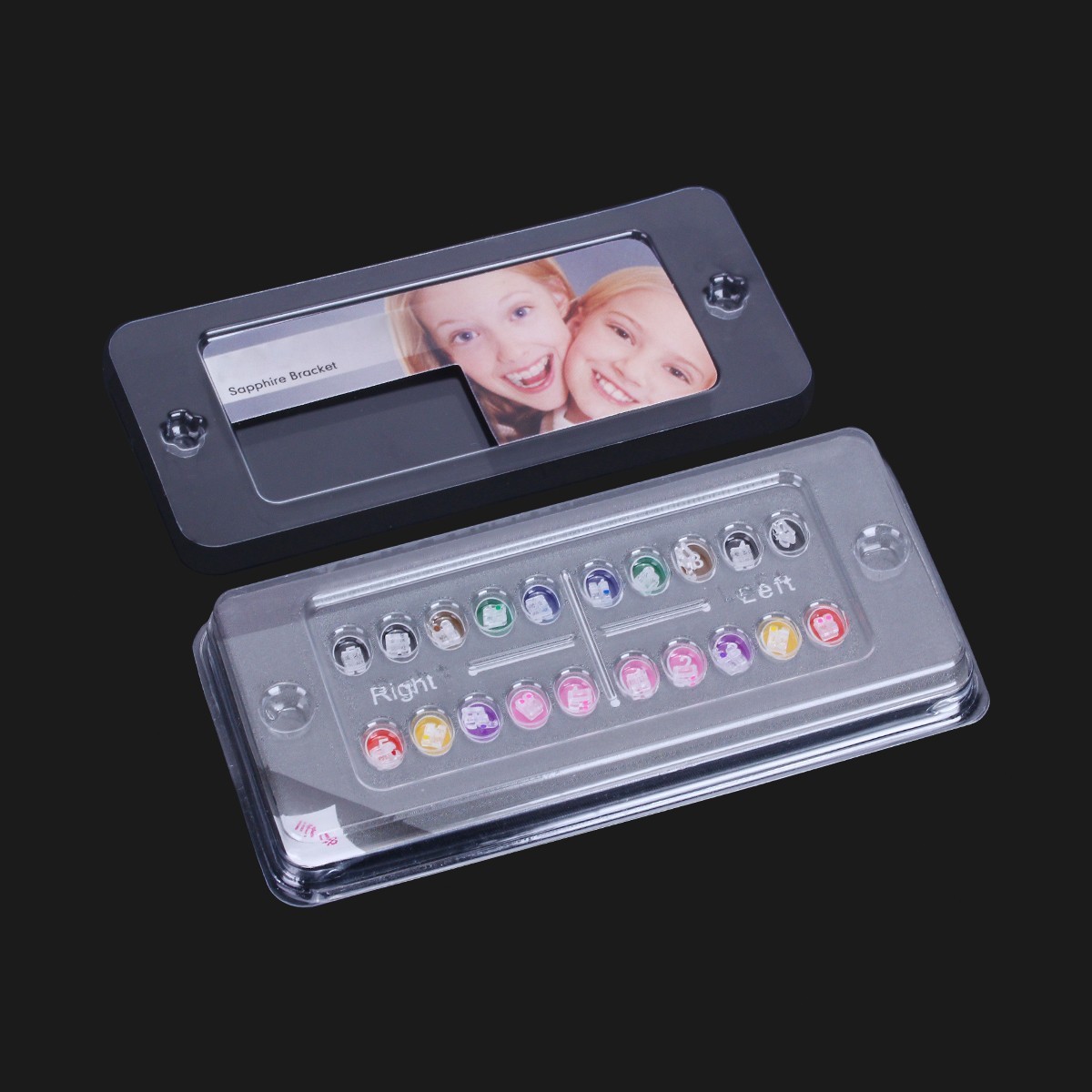 Dental Orthodontic Monocrystalline Sapphire Ceramic Brackets Roth/MBT .022/018