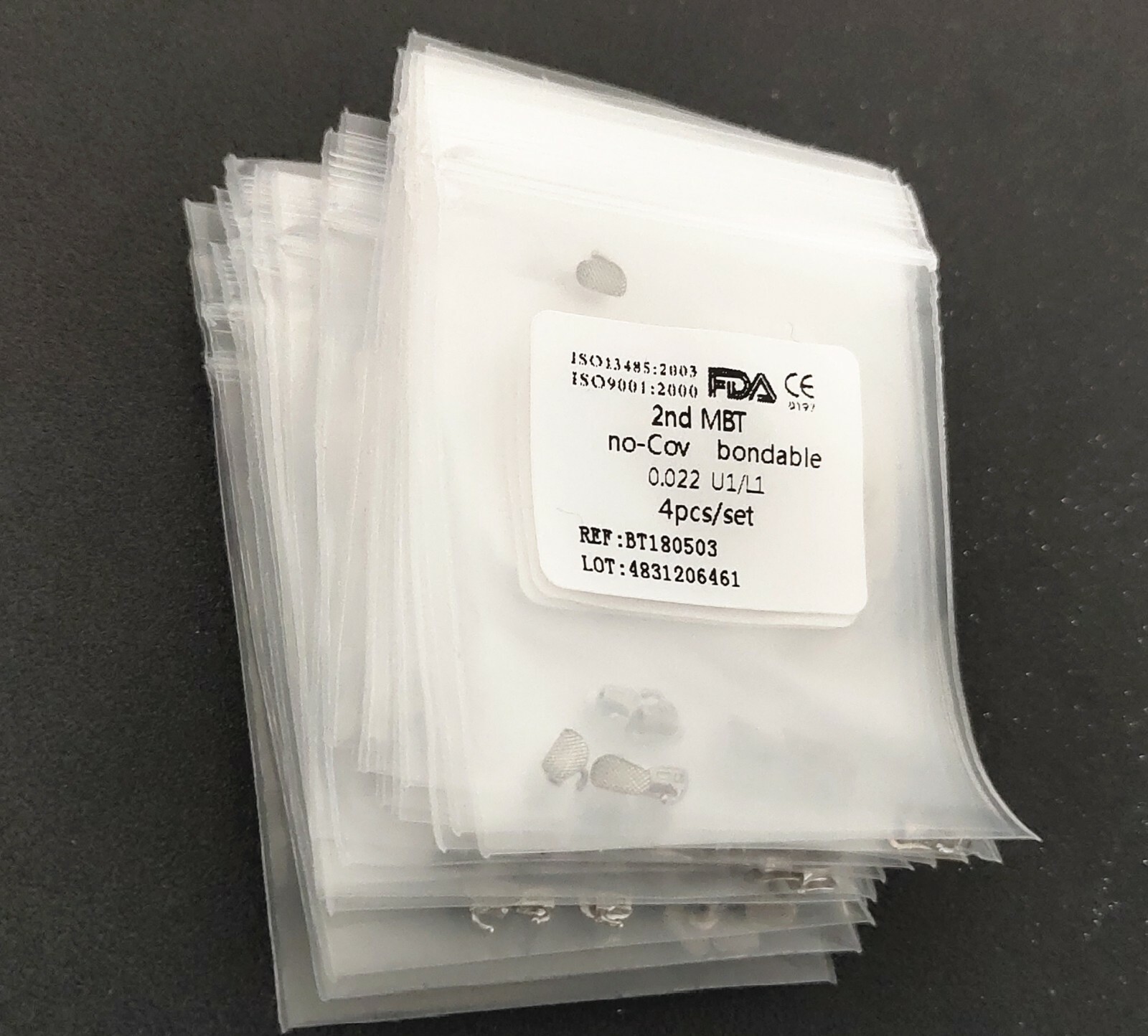 Dental Orthodontic Buccal Tube 2nd MBT .022 Molar Bondable No-convertible