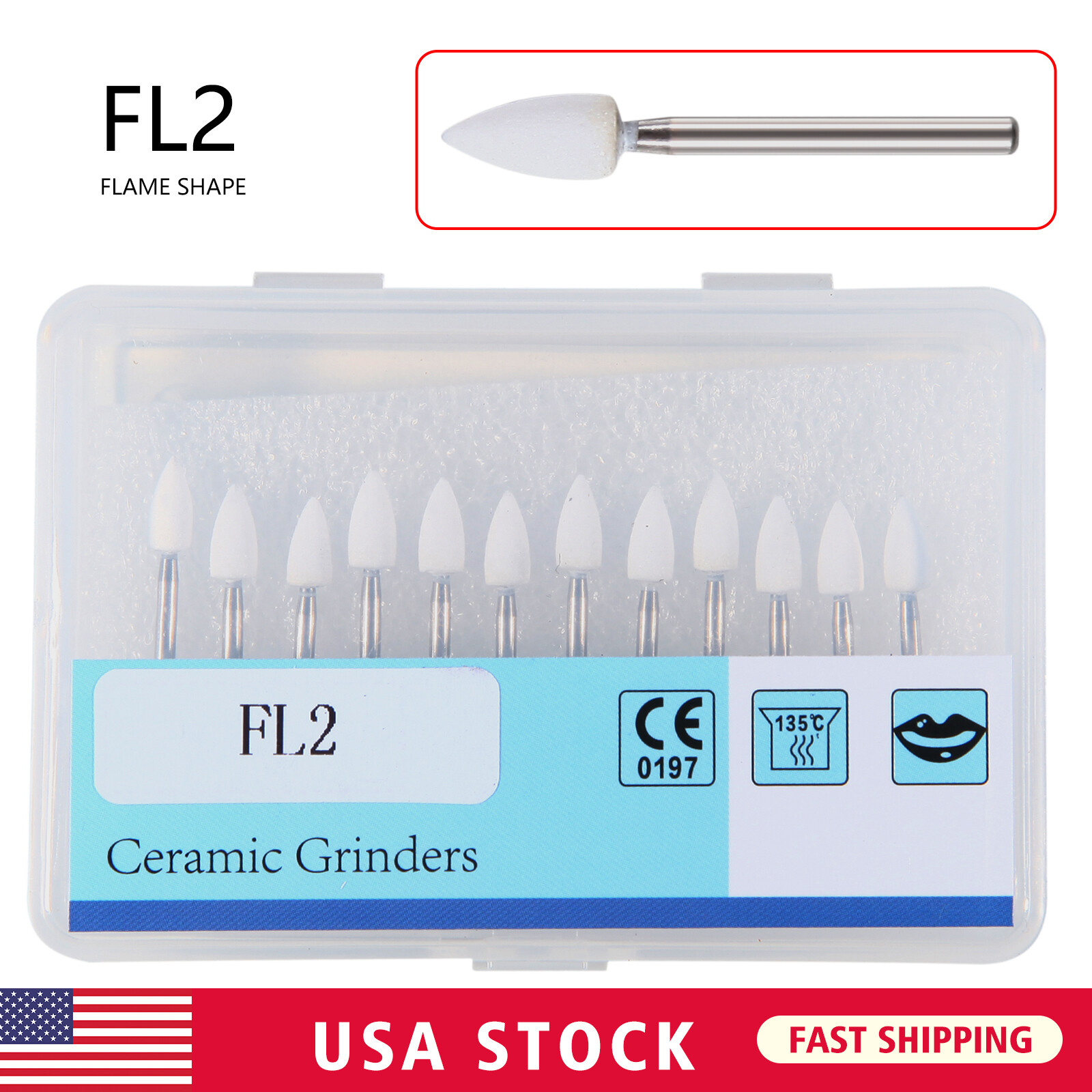 Dental Air Polisher Flow Teeth Polishing Handpiece Hygiene Prophy Jet 4Hole &Tip