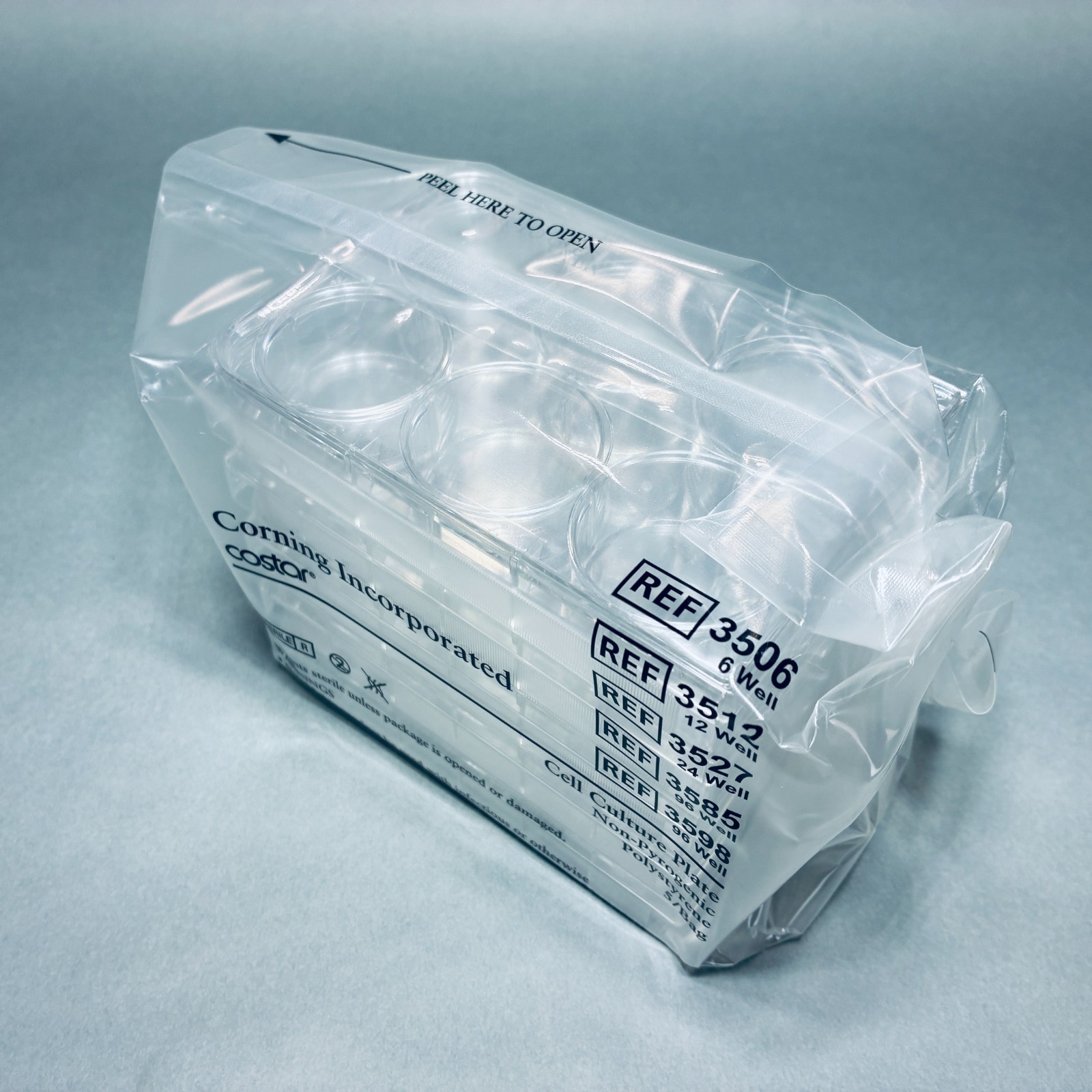 Corning 3506 Cell Culture Plate 6-Well TC Treated Case of 100 Plates