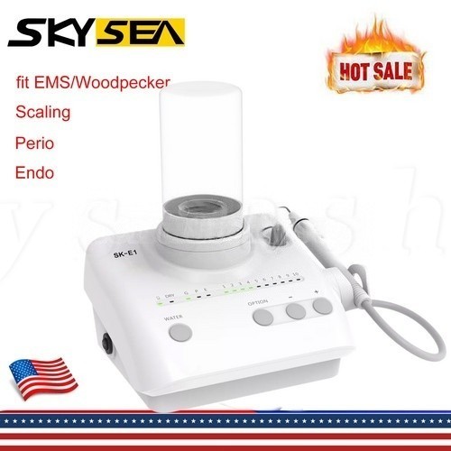 Dental Ultrasonic Piezo Scaler Handpiece w/2 Bottles Fit EMS Cavitron SKYSEA
