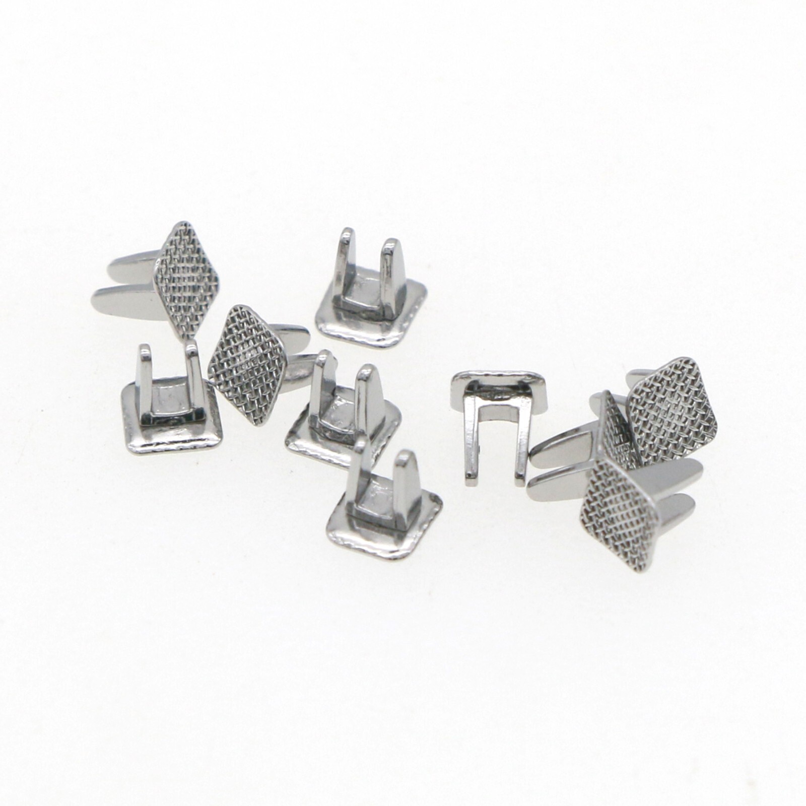 Dental Ortho Bondable Hinge Traction Button Crimpable Hook Lingual Retainer Band