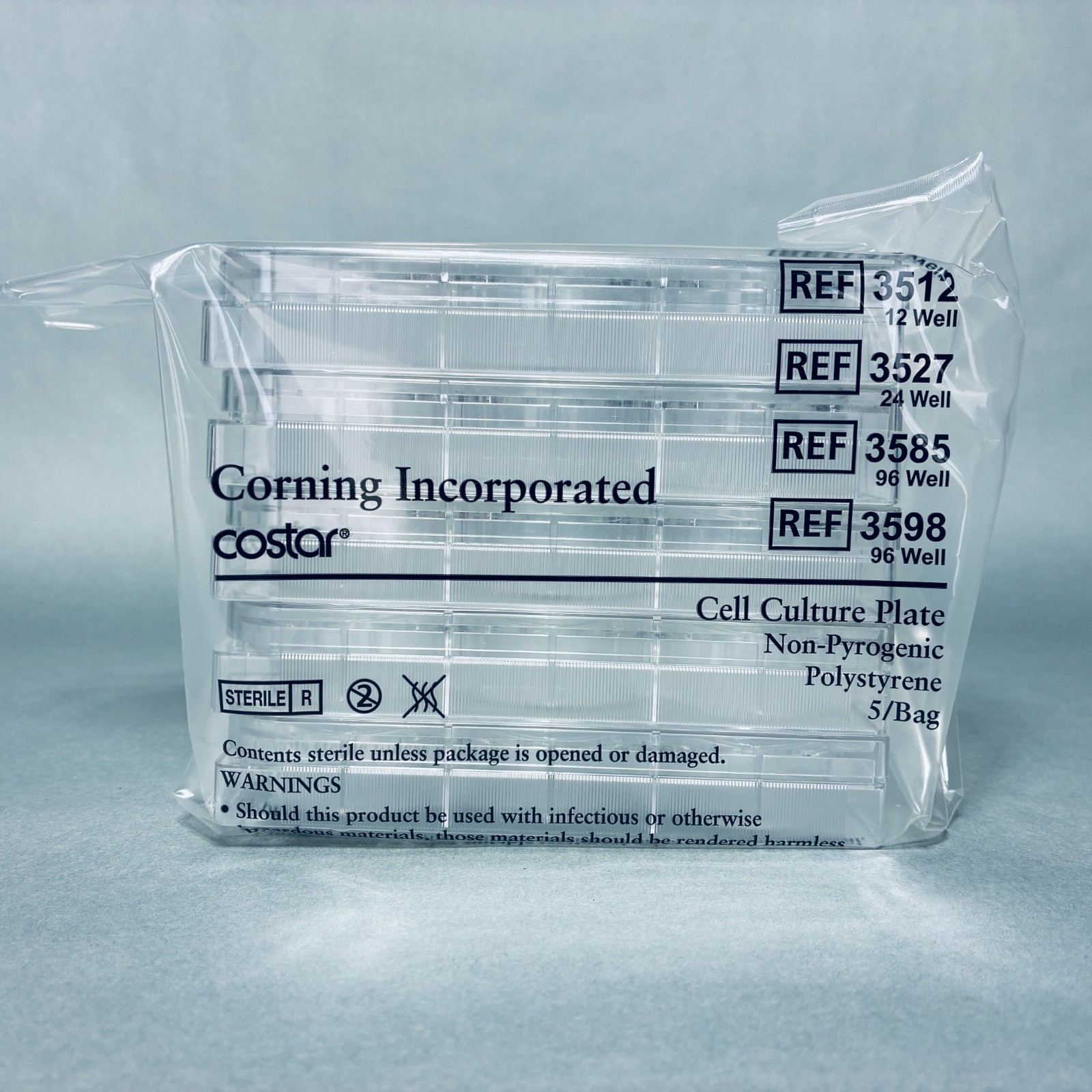 Corning 3506 Cell Culture Plate 6-Well TC Treated Case of 100 Plates