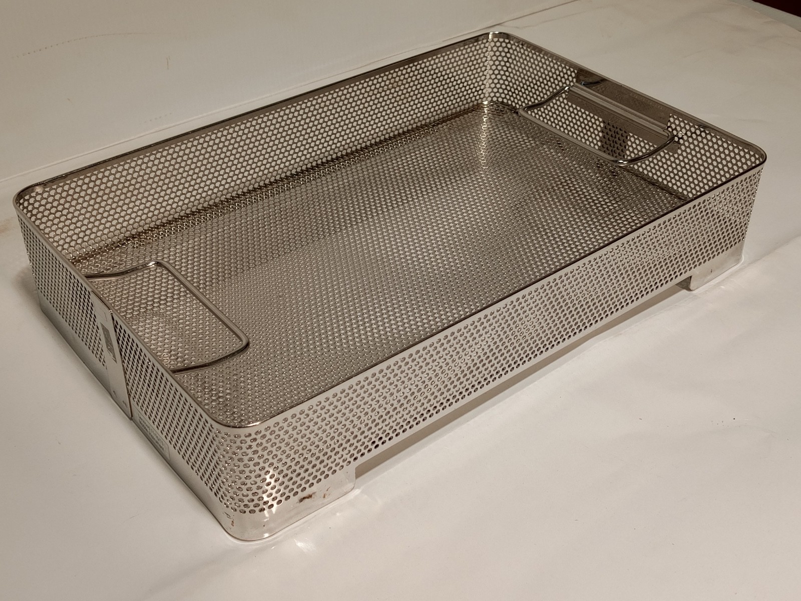 Unbranded Stainless Sterilization Tray Basket Set With Insert And Lid As Shown