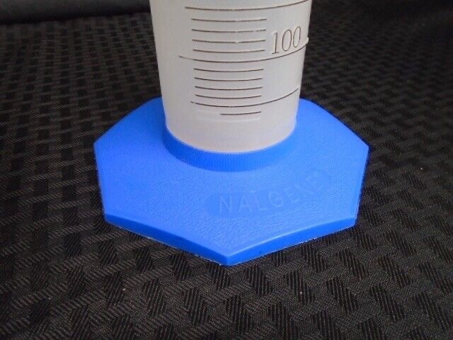 NALGENE Plastic Polypropylene 1000mL TC/TD Graduated Cylinder Hex Base 3662-1000