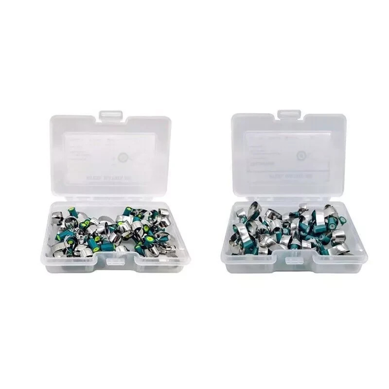 50 Pcs/Box Dental Anatomically Contoured Matrix Bands Matrices Reel Type Shaped