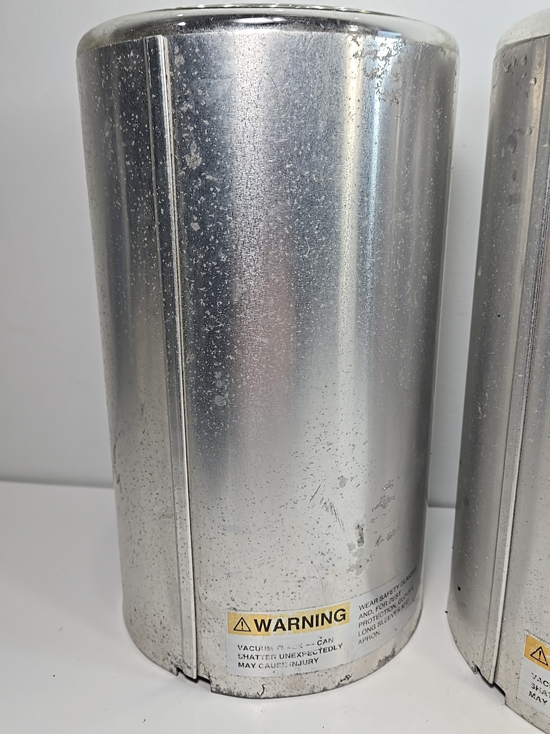 POPE 1900mL 120mm ID 190mm Depth Cylindrical Glass Aluminum Dewar Flask 86210099