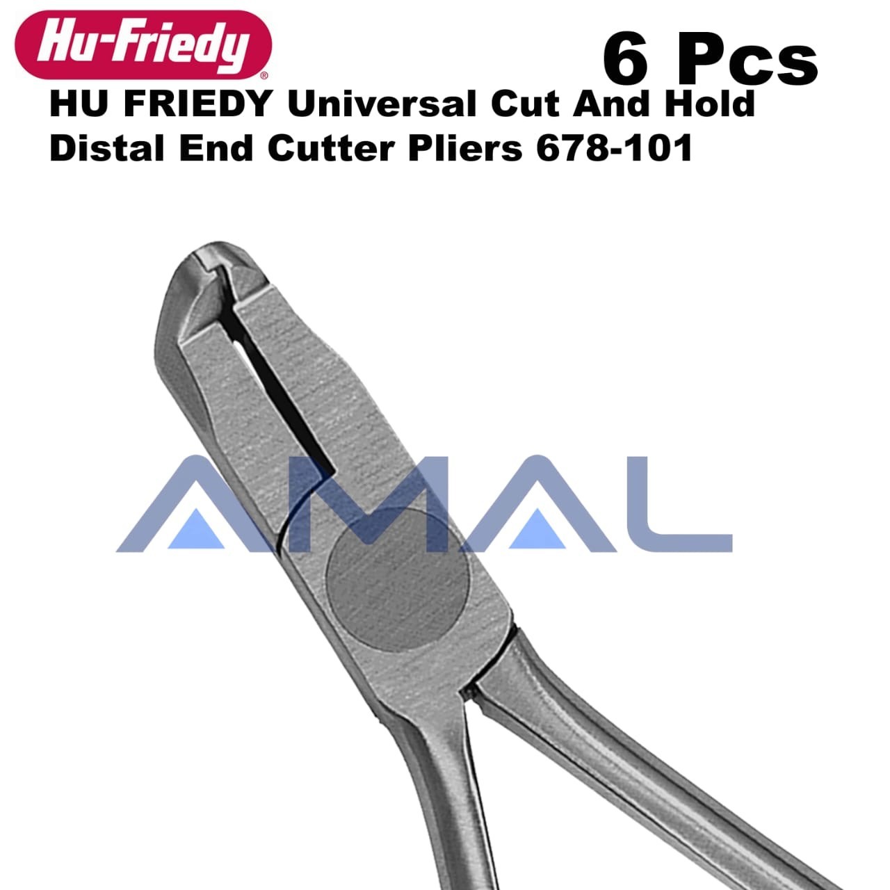 Hu-Friedy 678-101 Distal End Dental Cutter Universal Cut & Hold 6 Pcs