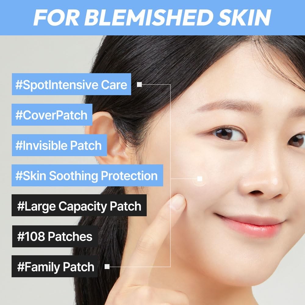 G9SKIN Zero Solution Spot Cover Patch – 1 Count (Pack of 108), None