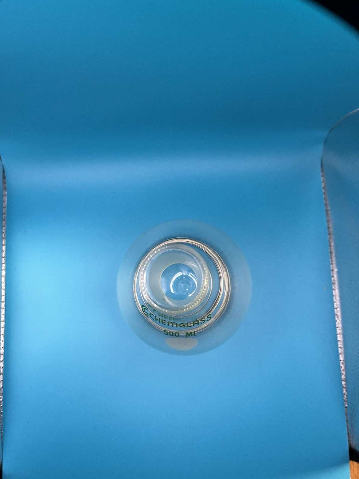 Chemglass 500mL Heavy Walled Round Bottom Flask Socket Joint 24/40 single neck