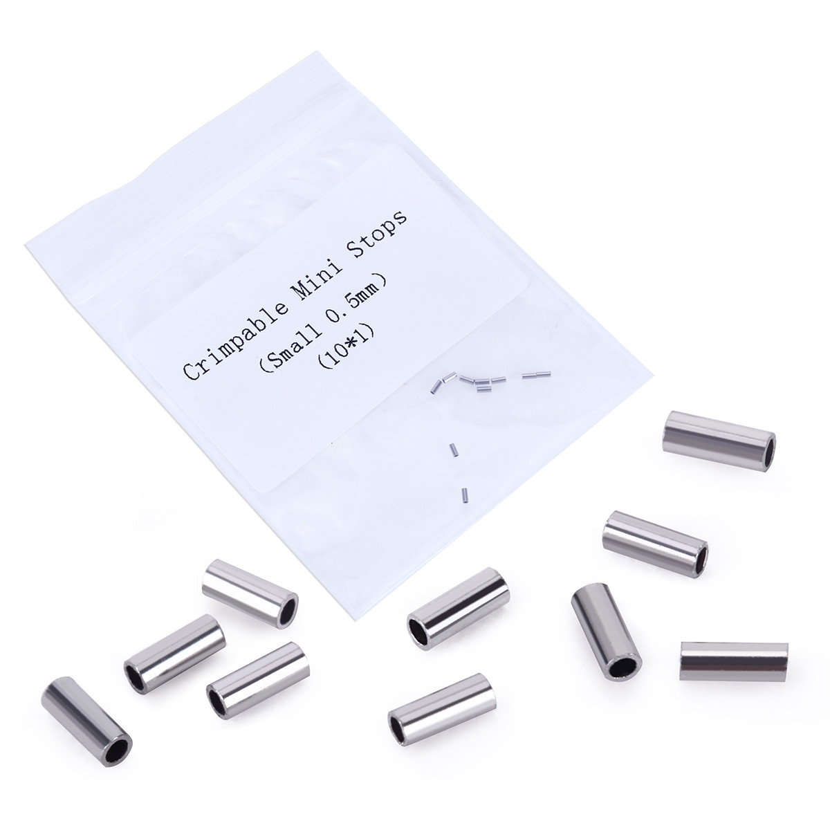 10pcs/Pack Orthodontic Dental Crimpable Hooks Crimpable Mini Stops 0.5mm & 0.8mm
