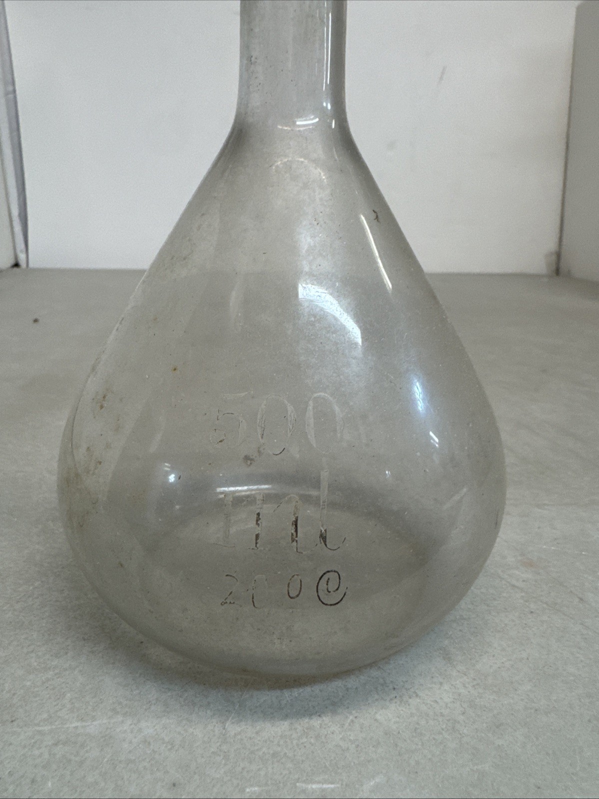 Vintage Glass 500mL ±0.20 Volumetric Flask