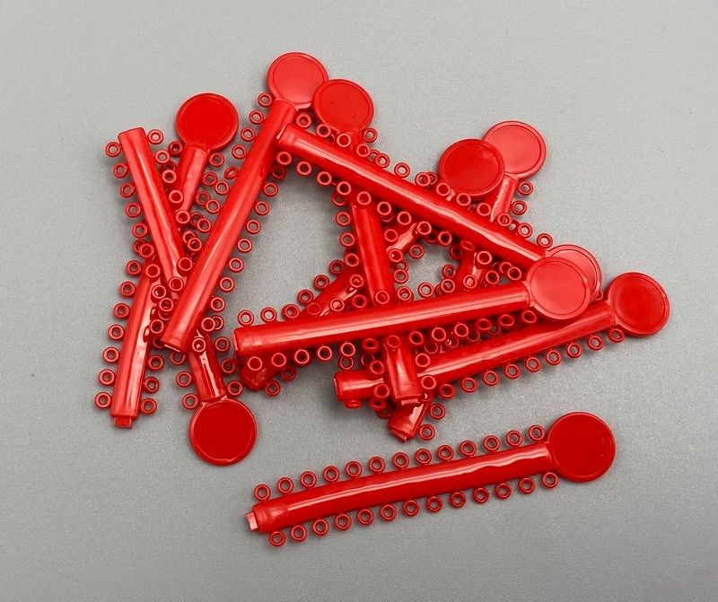 1040Pcs Dental Orthodontic Ligature Ties Elastic Rubber Bands For Bracket Brace
