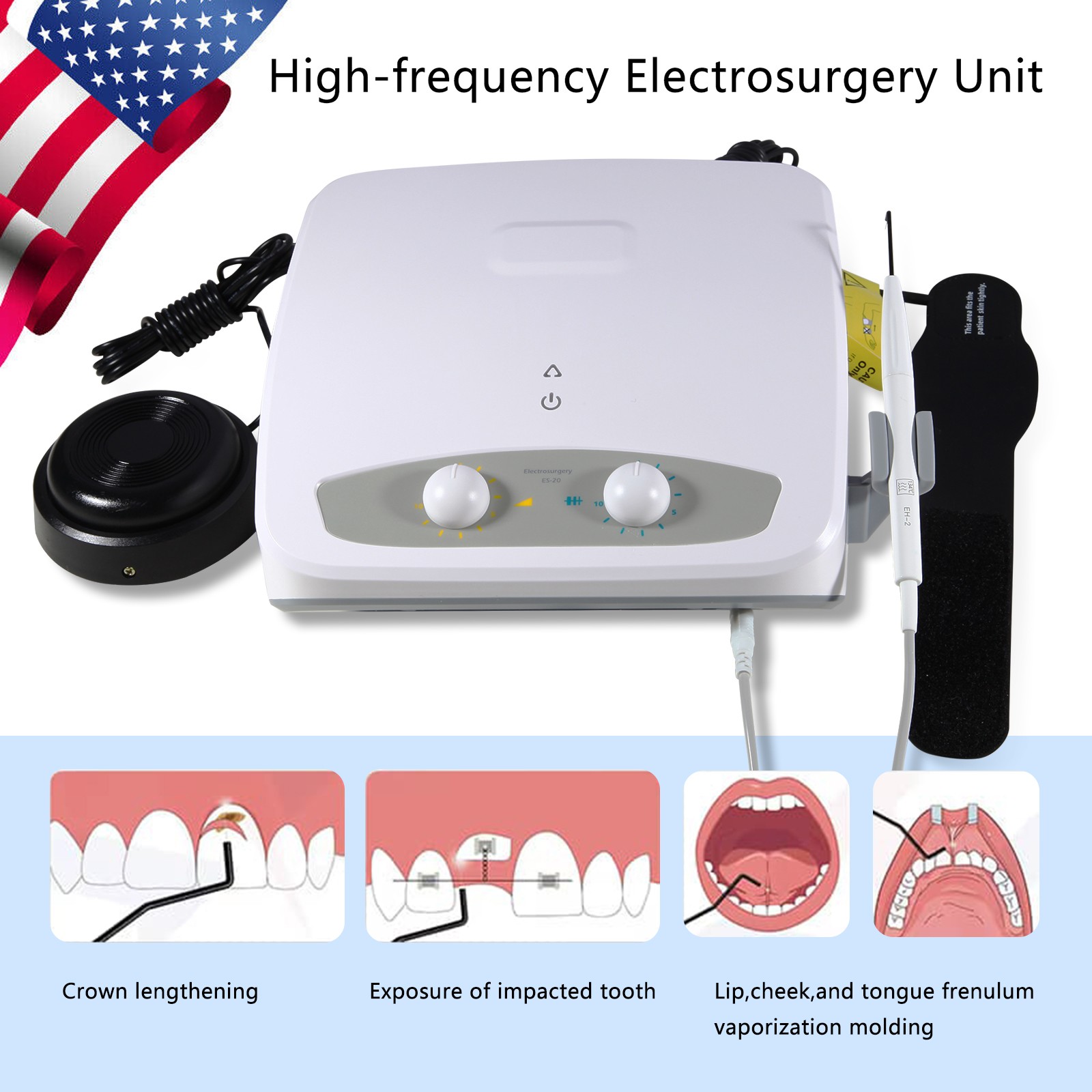 Dental Occlusal Mirror Fog Free LED Intra Oral Photo System 3*Mirrors Anti-Fog