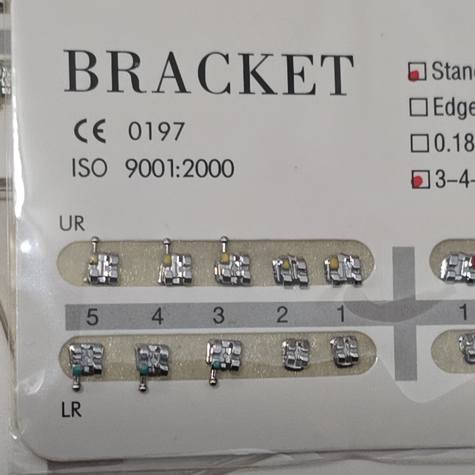 Braces 10 Packs/200 pcs Metal Standard MBT 022 Slot 3 4 5 Hooks Brackets