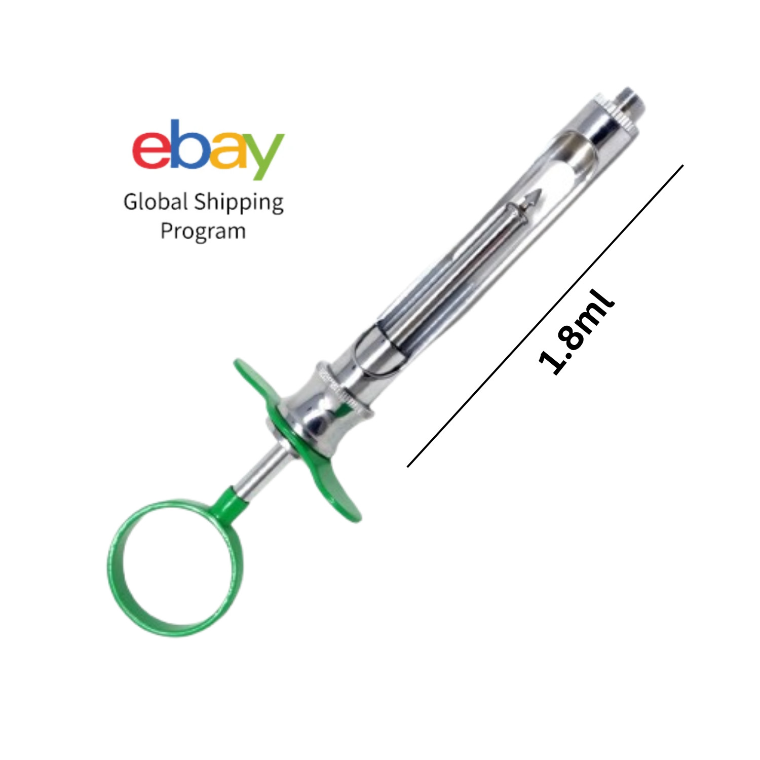 10x Dental Anesthetic Syringe 1.8CC Self-Aspirating Surgical Stainless Steel USA