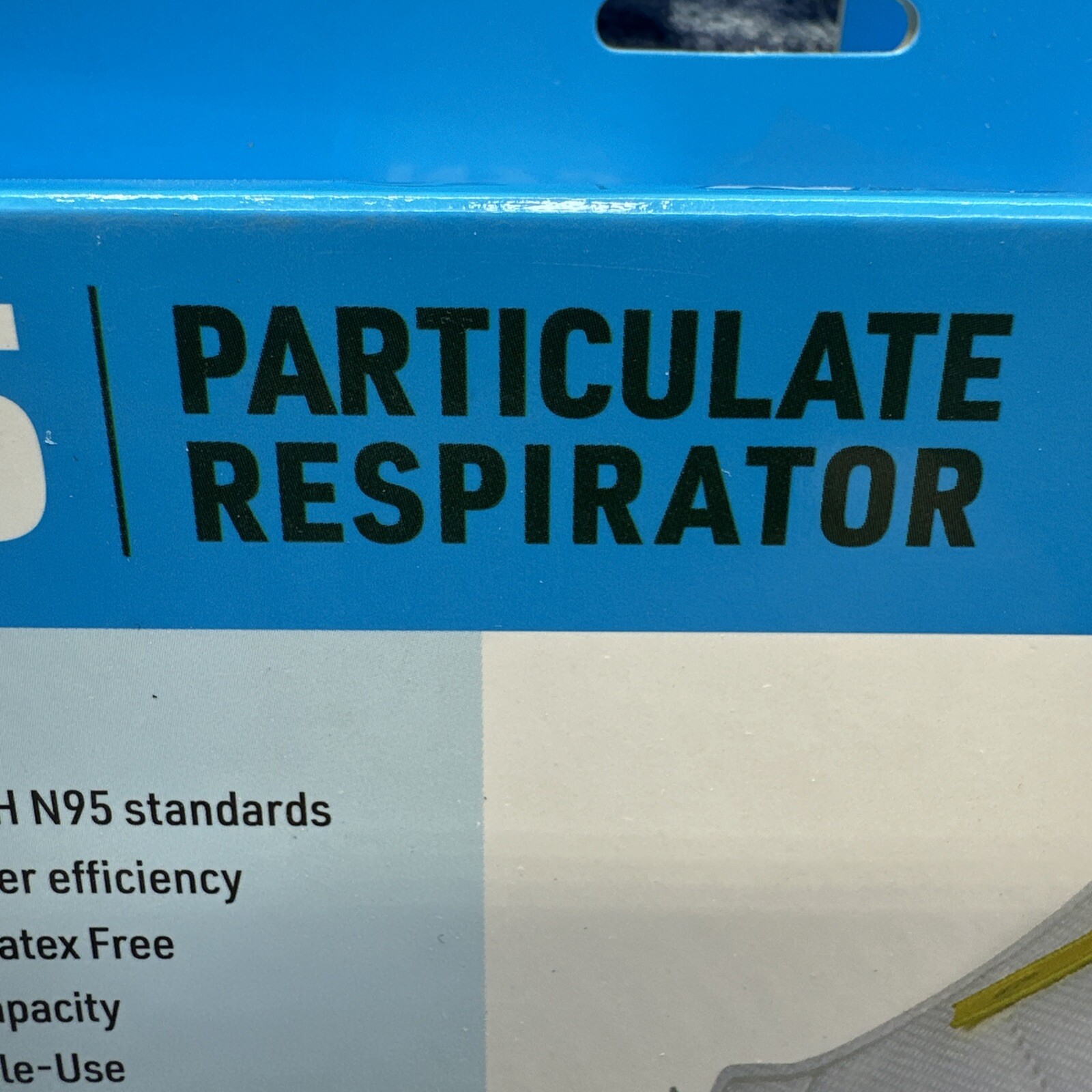 Lot Of 2 Boxes Niosh particulate respirator N 95 masks model number D–101 {116}