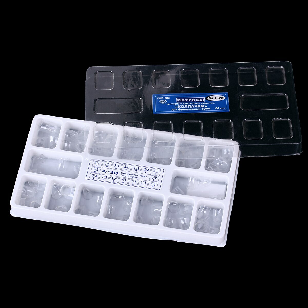Anterior Transparent Crowns Dental Temporary Crown Adult Braces Pre-crowned