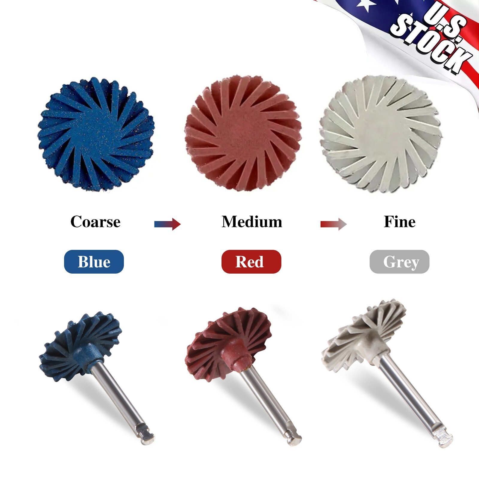Dental Composite Polishing Kit Diamond System RA Disc 14mm Wheel Polisher 1Box