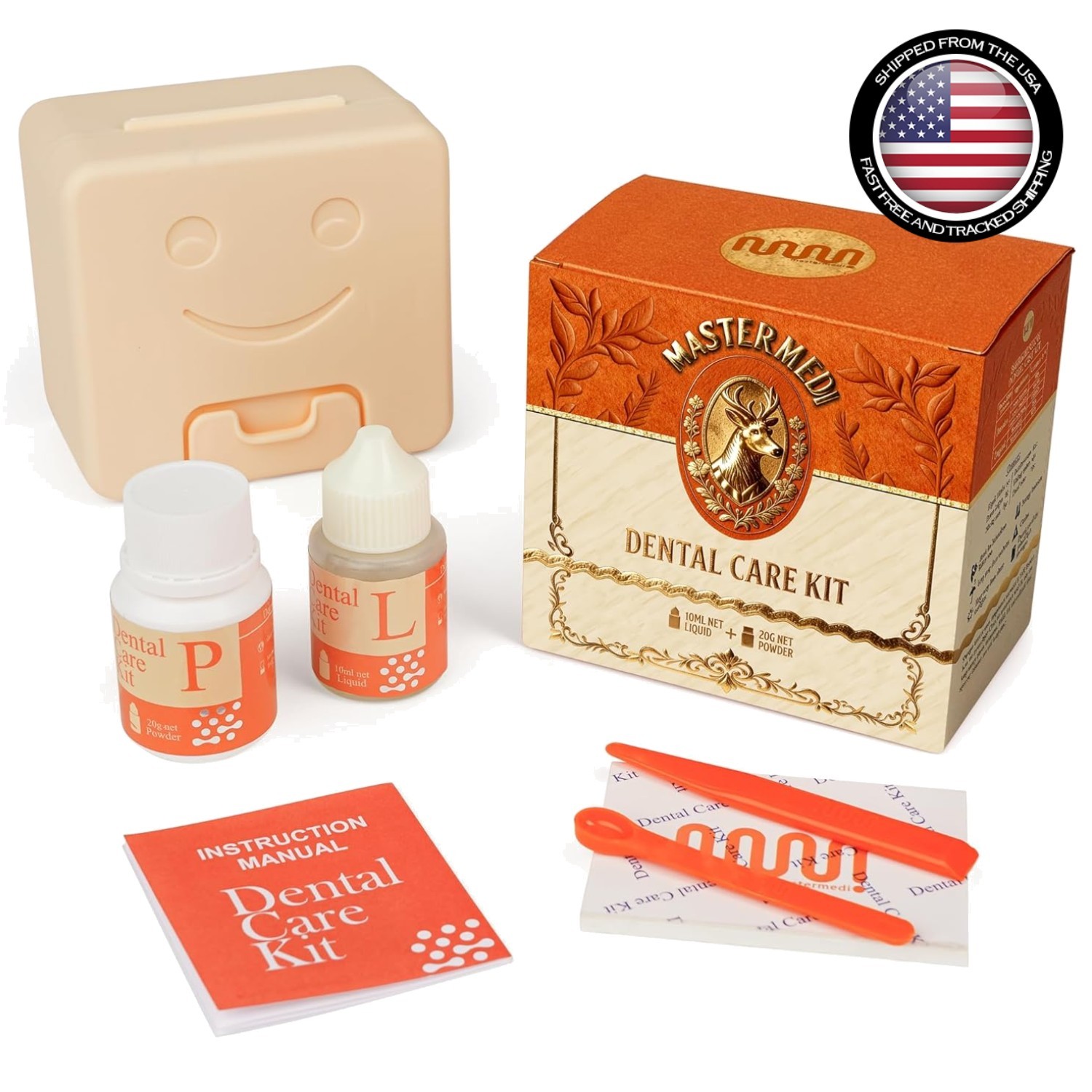 Comprehensive Dental Care Kit for Instant Tooth Repairs – Self-Curing Solution