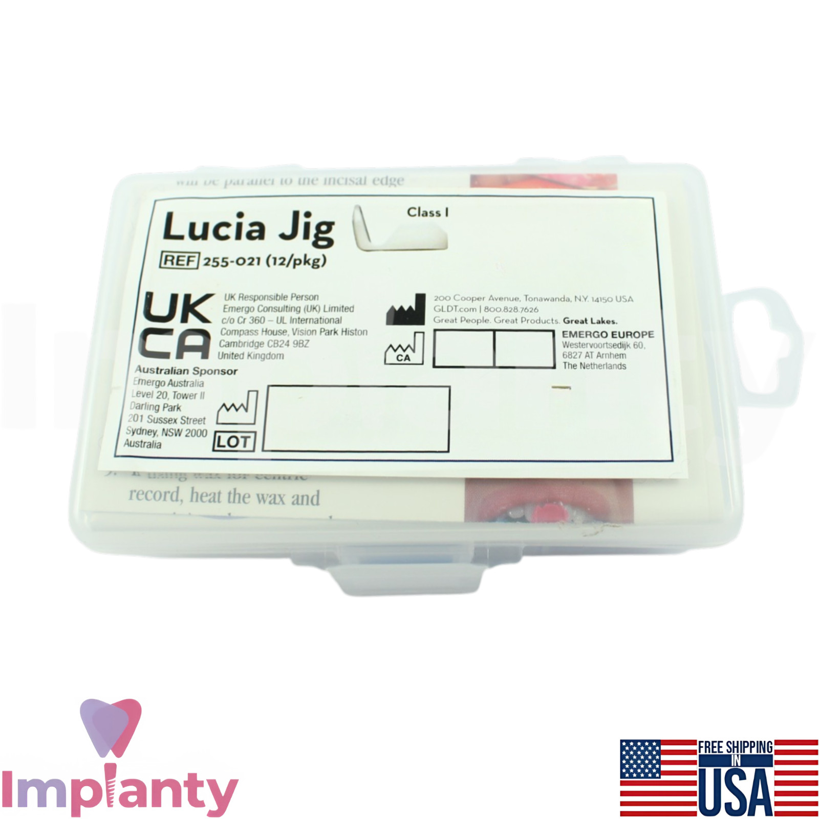 Lucia Jig Bite Registration Centric Relation Chairside Device Dental Lab