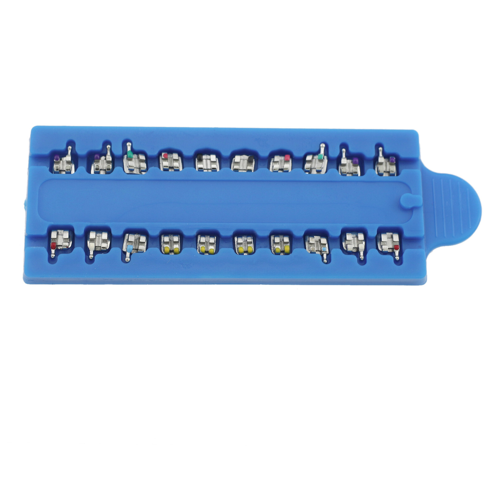 50 Kits Orthodontic Brackets Dental Metal Braces MIM Mini MBT 022 345 Hooks OC