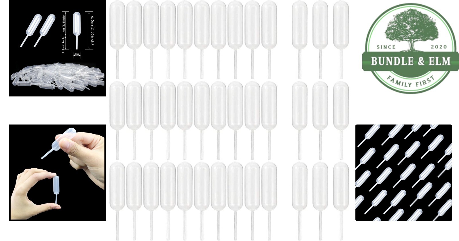 350 Heavy Duty Plastic Pipettes for Decorating Cupcakes, Chocolates and More