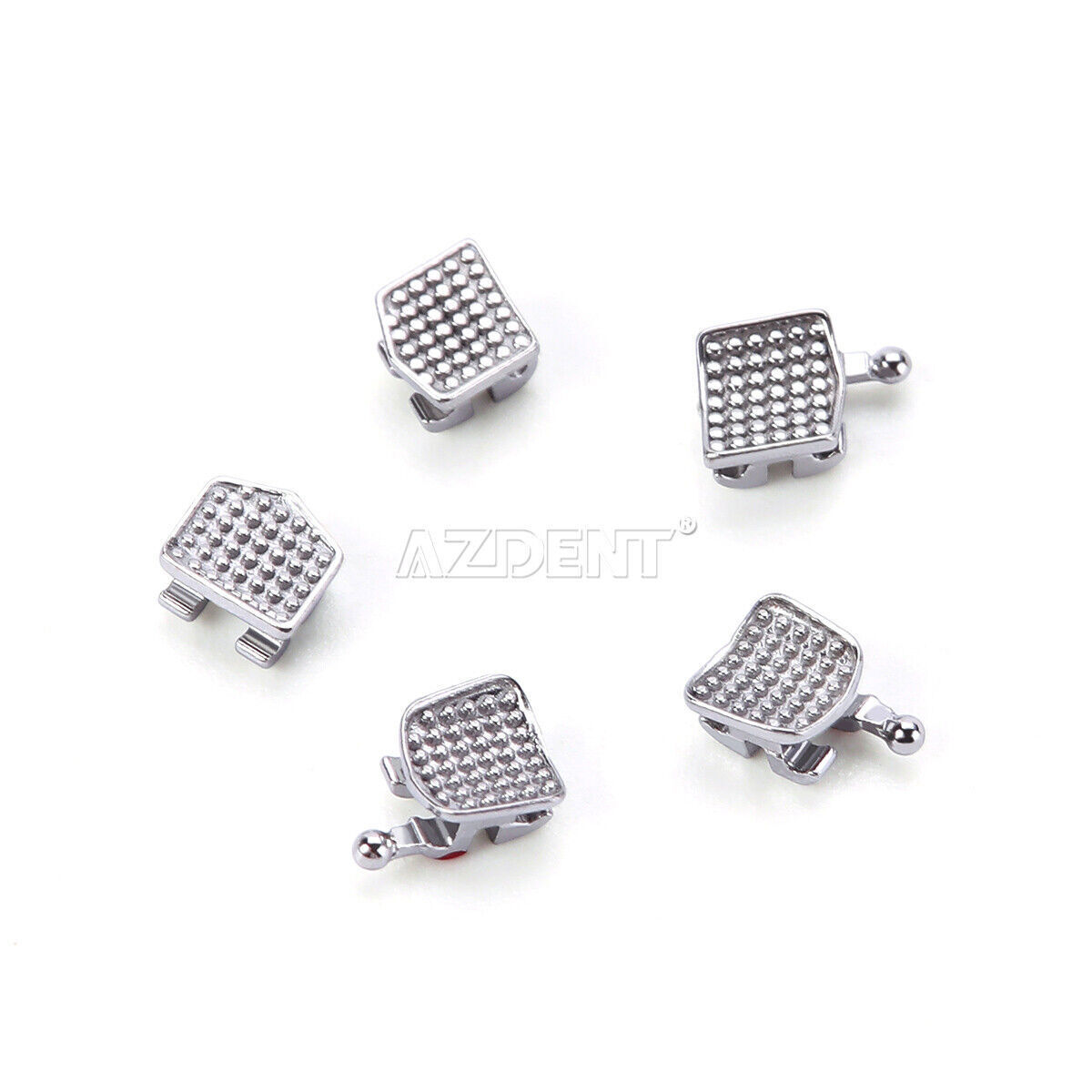 Dental Orthodontic MIM Mini Monoblock Brackets Roth/MBT Slot.018/0.022 Hooks 345
