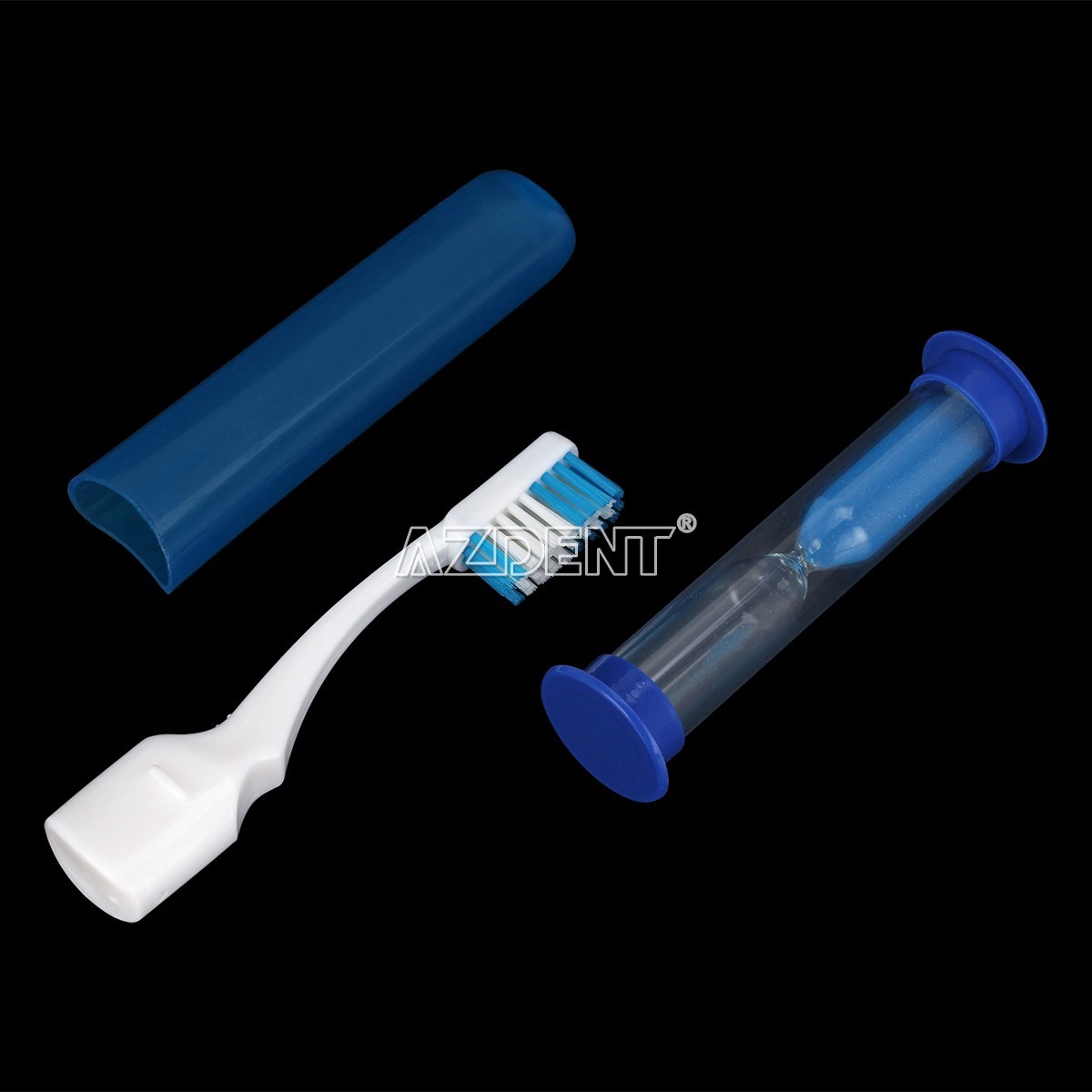5 X Dental Orthodontic Brush Toothbrush Interdental Floss Oral Care Blue