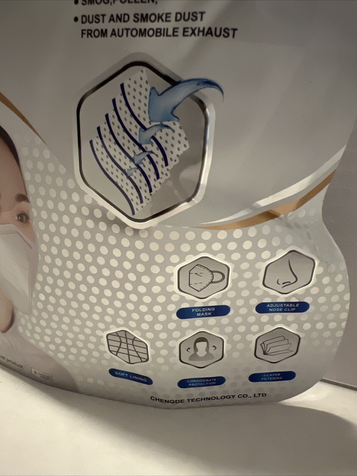 KN95 – Folding Respiratory Protective Mask – 10 Pack