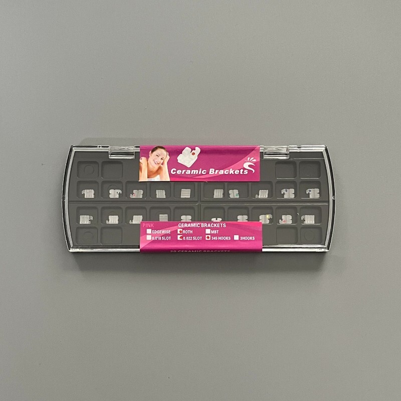 Dental Orthodontic Ceramic Brackets Braces Mini Roth/MBT 022/018 Slot 345