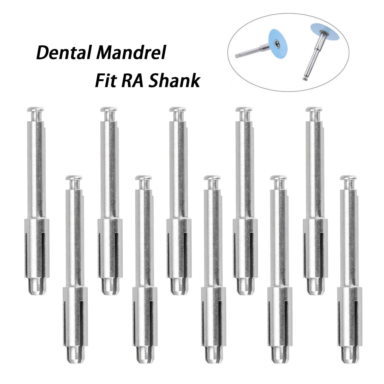 6-20Pcs Dental Mandrel Soflex type Flexi Discs Fit RA Shank For Polishing Discs