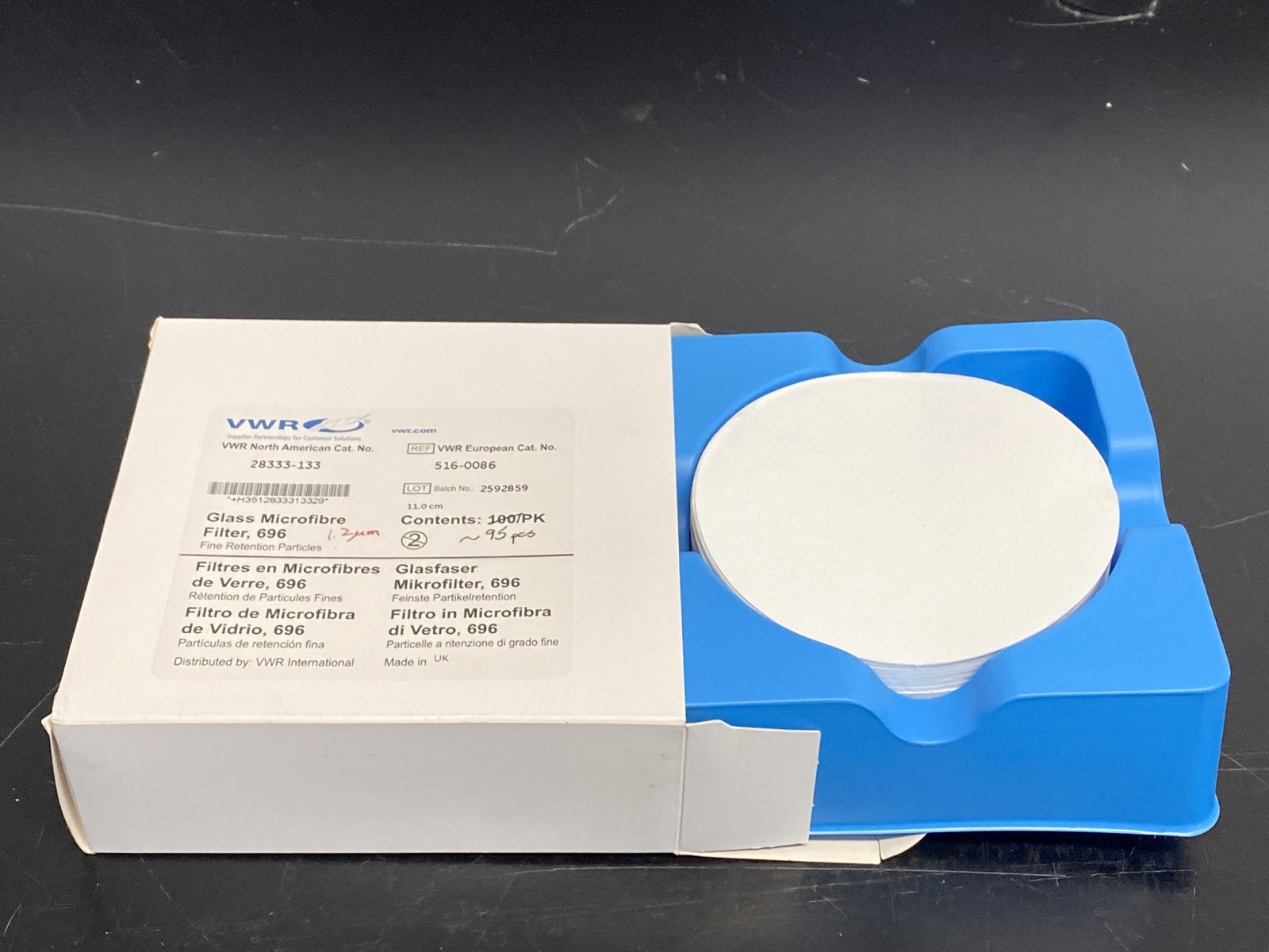 Lot of Powder & Glass Filter Paper Grade 691 696 Size 4.25cm 11cm 90mm 4.3×5.75″