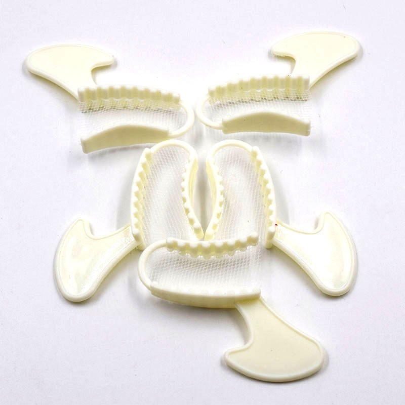 50 (1 Bag) Dental Bite Registration​ Impression Triple Trays Tray Mold Posterior