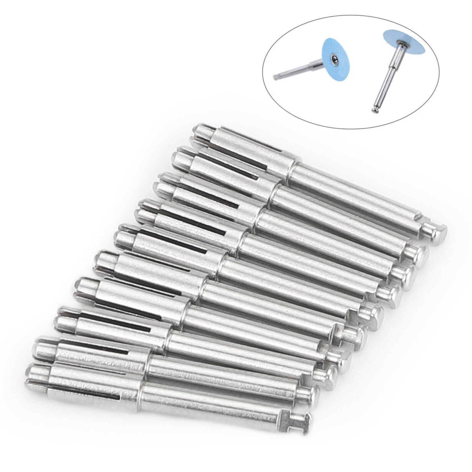 6-20Pcs Dental Mandrel Soflex type Flexi Discs Fit RA Shank For Polishing Discs