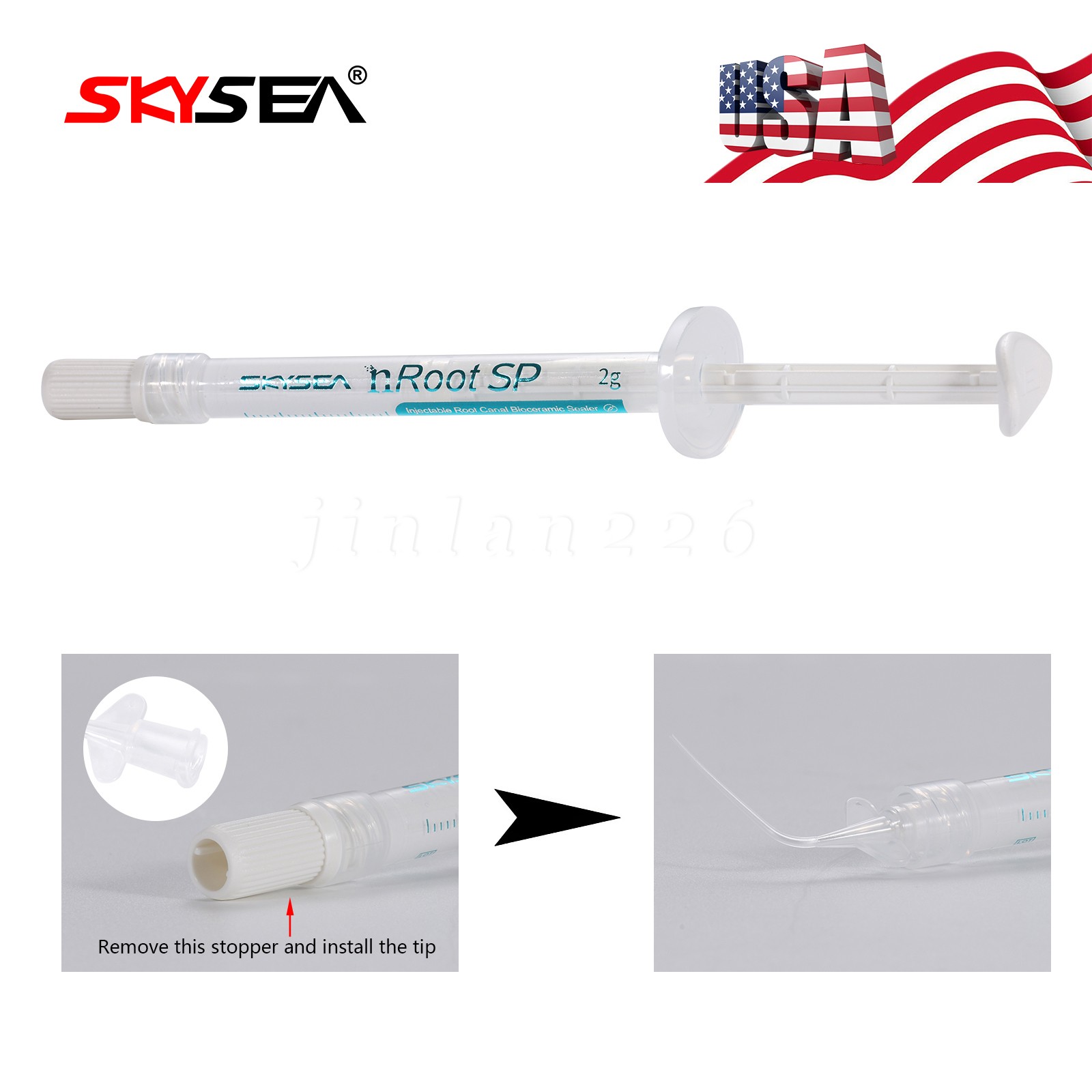 1g SP Dental Injectable Root Canal Bioceramic Sealer Endodontic Sealing Filling