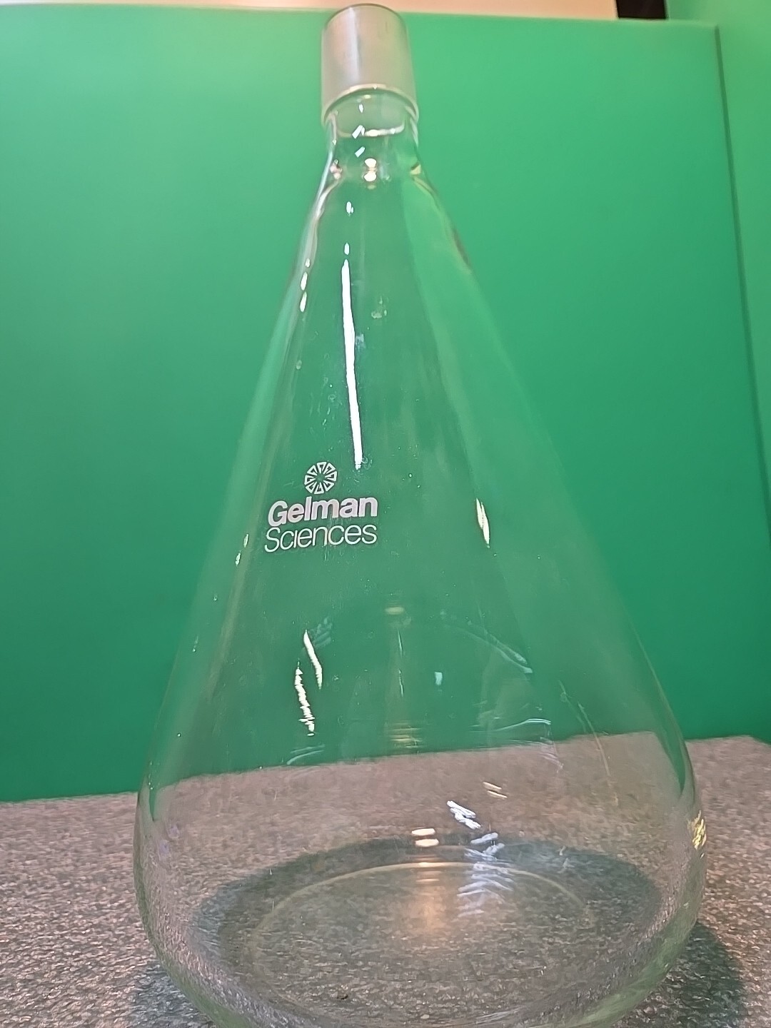 Gelman Sciences 4000 mL Erlenmeyer Flask 40/35 | Nice Condition | 4 Liter