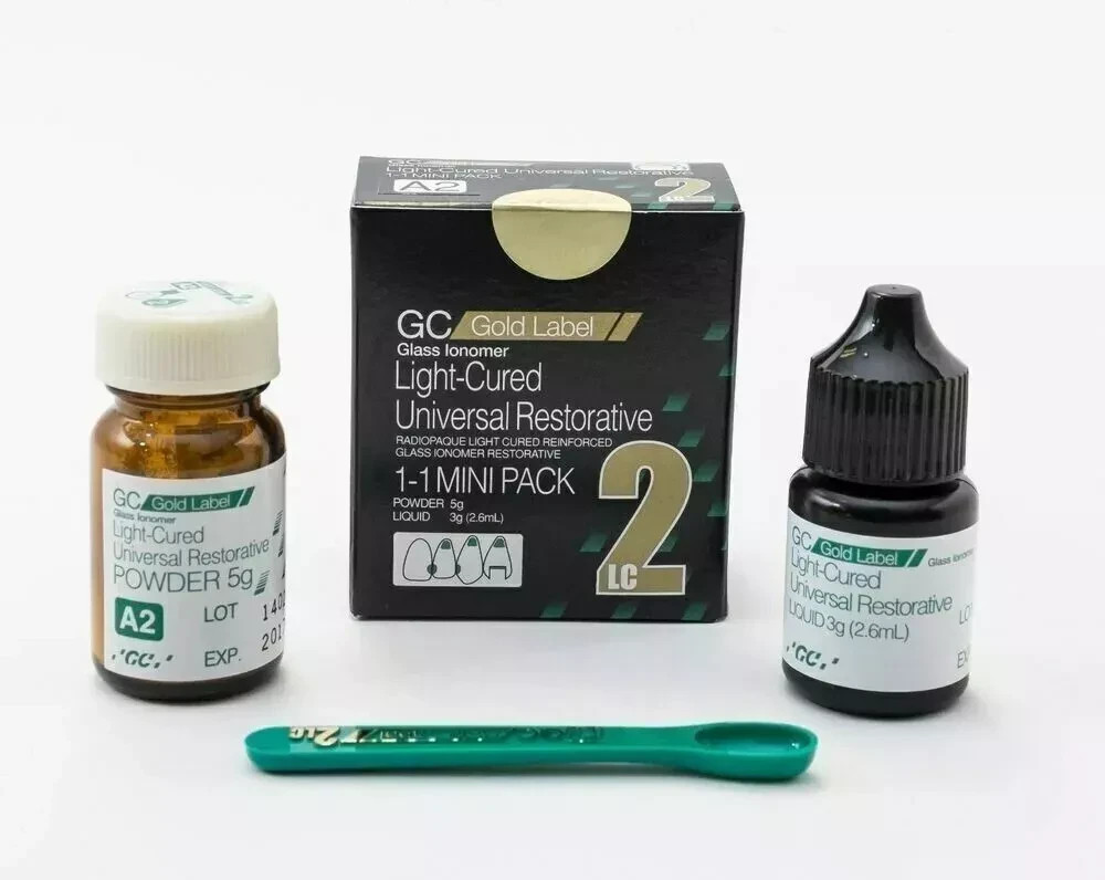 GC Fuji Gold Label 2 LC Light Cured A2 Mini-Pack