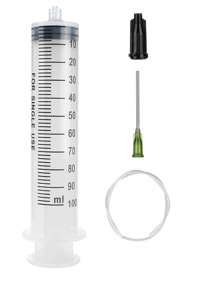 100~500ml Syringes Reusable Nutrient Sterile Large Hydroponics Feeding Syringe