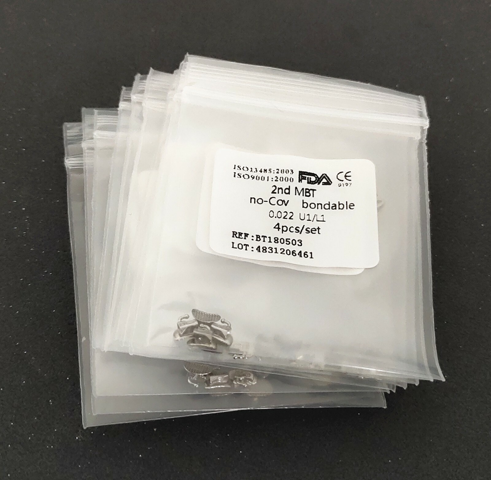 Dental Orthodontic Buccal Tube 2nd MBT .022 Molar Bondable No-convertible