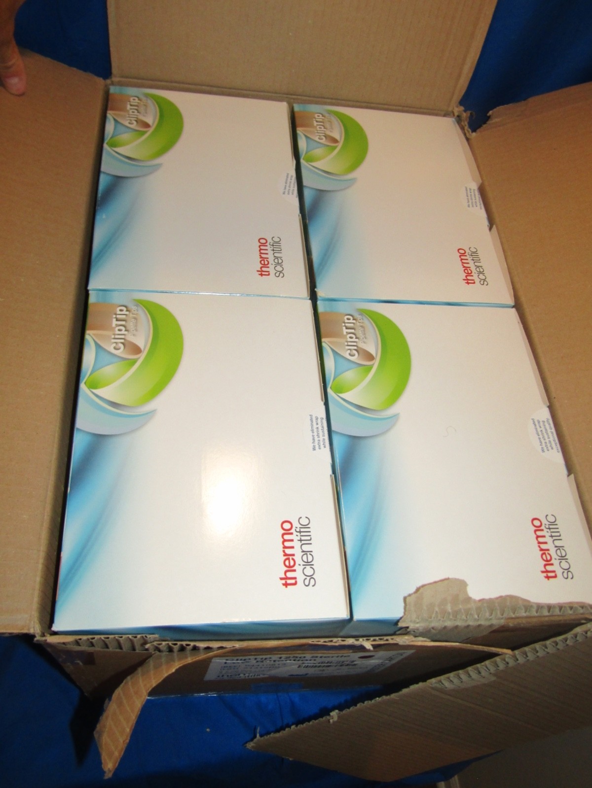 Case of Thermo Scientific 94420813 ClipTip 1250 uL Filter Sterile Low Retention