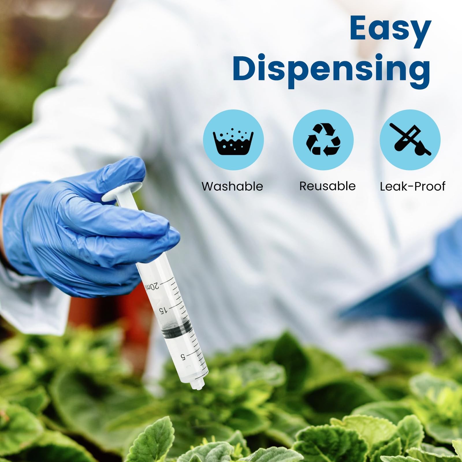 60ml Independent Packing Industrial Syringes for Filling , 4 Sets