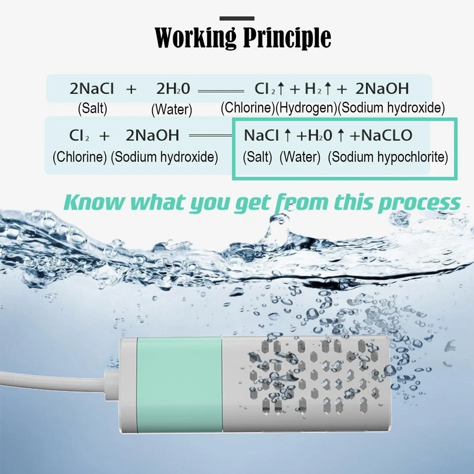 Sodium Hypochlorite Generator Multi-Purpose 1 Count (Pack of 1), Green