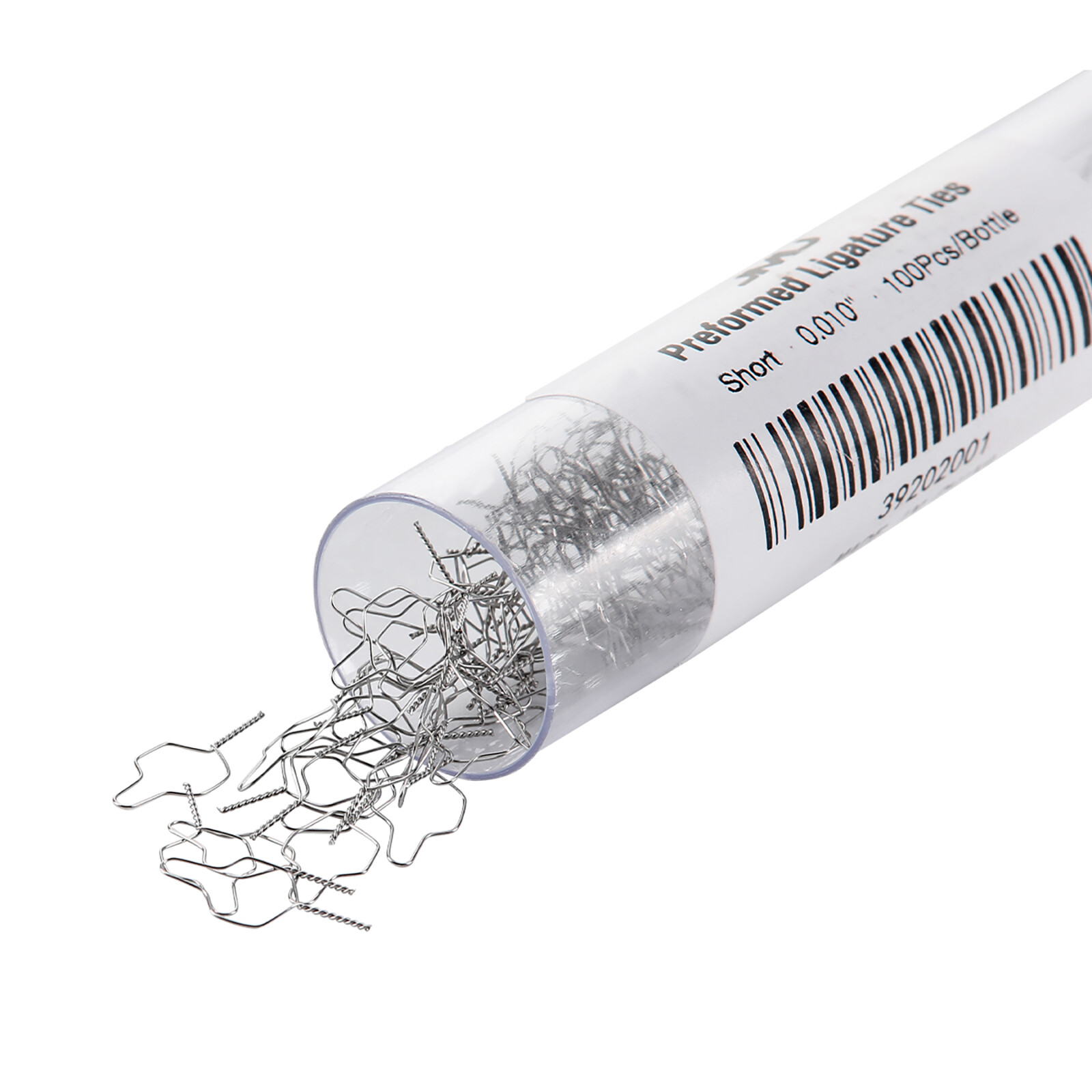 JMU Dental Preformed Ligature Ties Stainless Steel Orthodontic Wire Short Twist