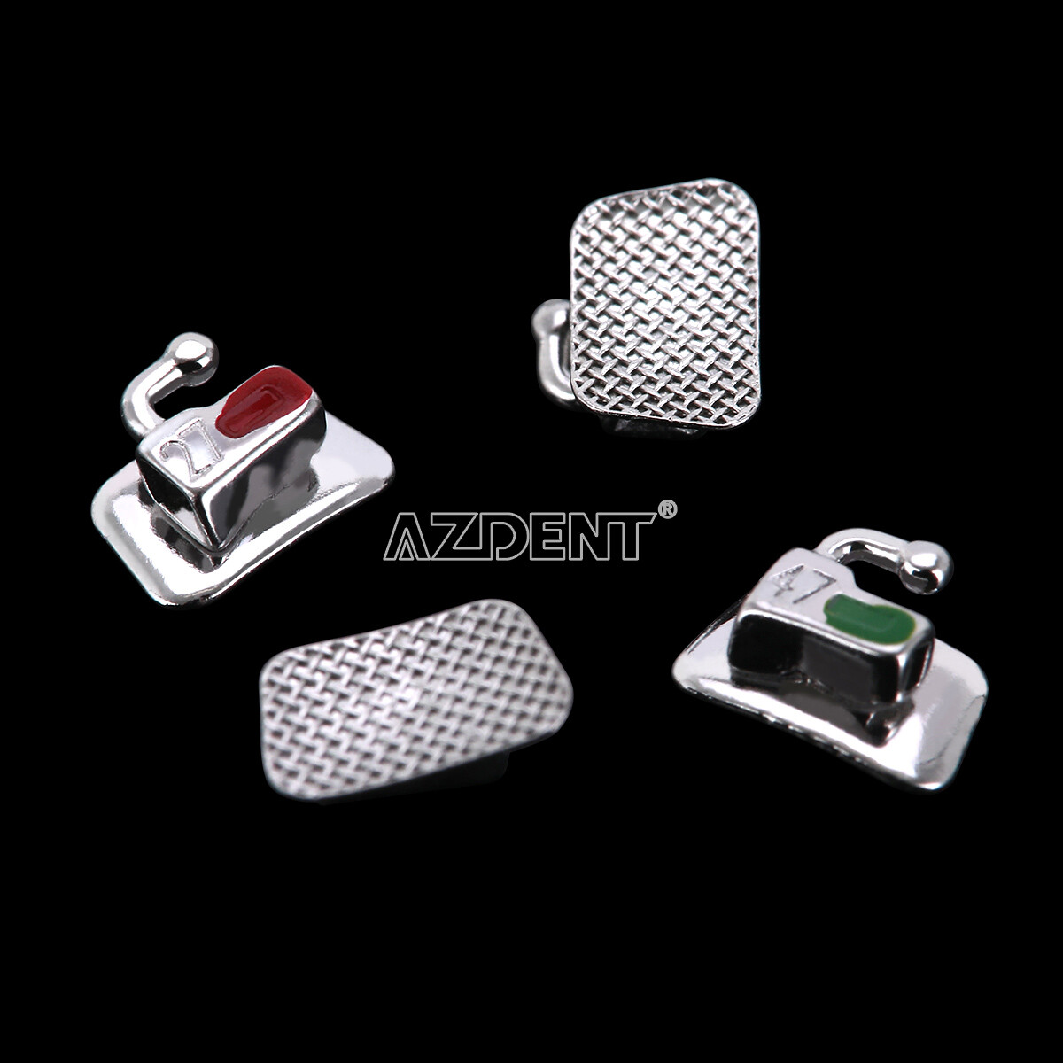 AZDENT Dental Orthodontic Bondable 2nd Molar Buccal Tube Roth.022 No-convertible