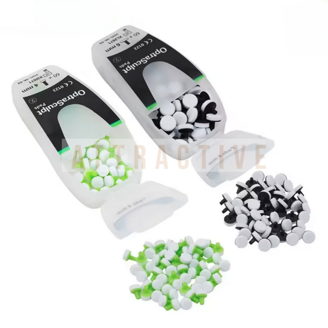 Dental OptraSculpt Foam Pads Handle Composite Resin Contouring Instrument 121Pcs