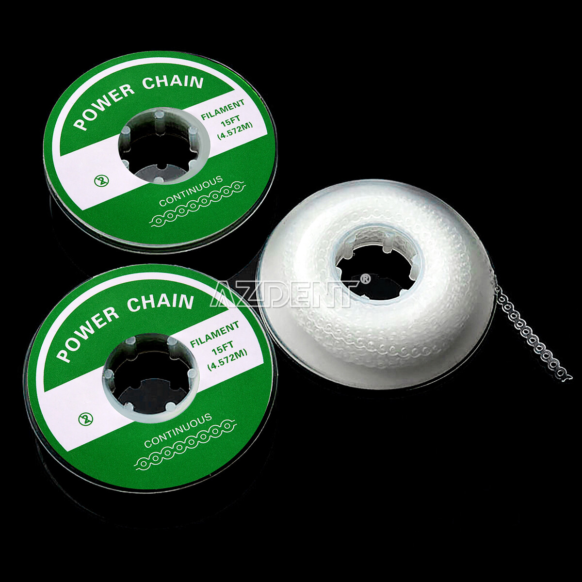 Dental Ortho Super Elastics Rubber Bands 3.5/5.0/6.5 OZ /Elastic Power Chain