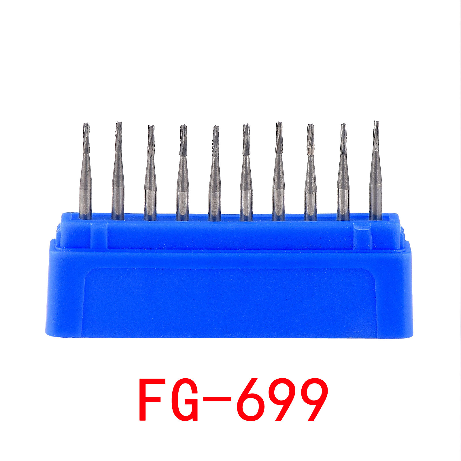 [USA]10*Dental Round Tungsten Carbide Burs FG Bur Drill For High Speed Handpiece